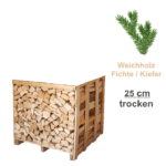 1 Ster ofenfertiges Fichtenbrennholz günstig online kaufen