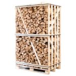 Palette kammergetrocknetes gespalten Buche Brennholz 33cm – Bild 2