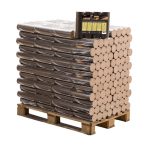 Runde Buche Briketts pallet 96 Packungen x 10 kg (960 kg) – Bild 2